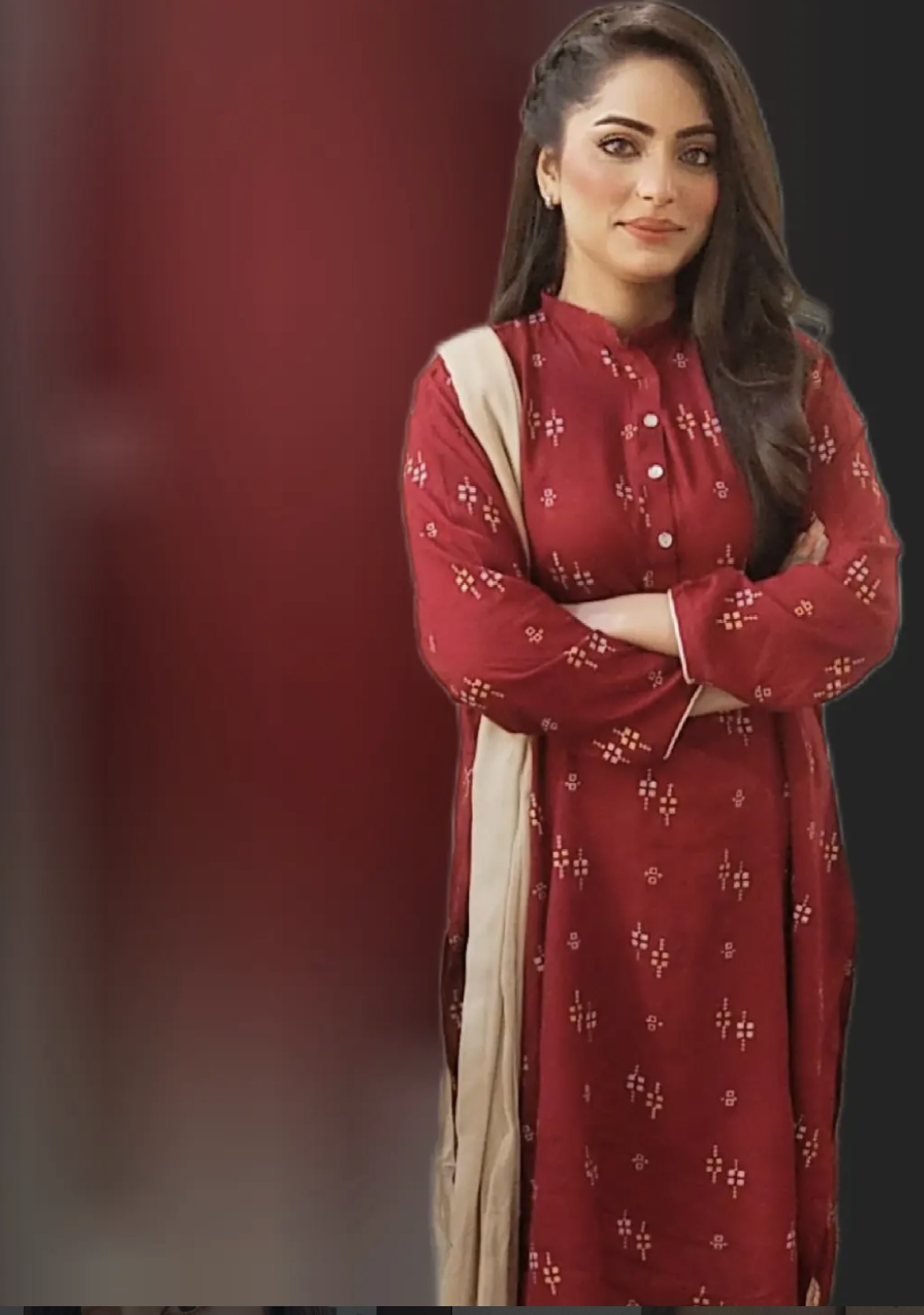 Rimsha Shabeer in the newsroom